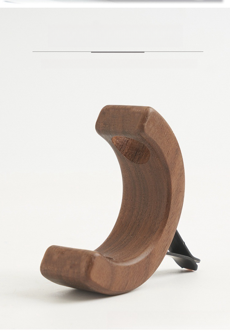 Car air outlet special car mounted vase center console hydroponic flower holder interior decoration solid wood ornament_autovado.com