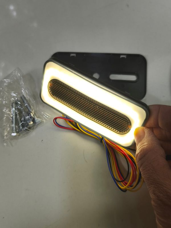 Universal Tail Brake Turn Signal Flowing For Cars, Motorcycles, Electric Vehicles 12V 24V 36V, Truck Warning Side Light_autovado.com