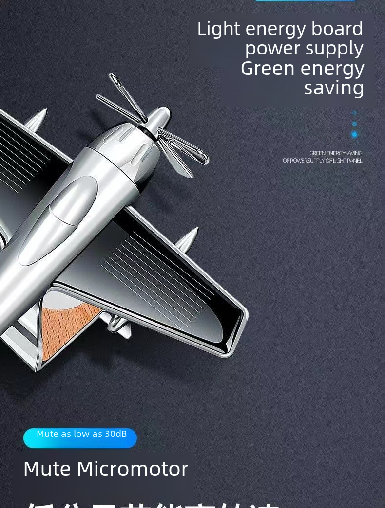 New Perfume Car Perfume Creative Solar Aircraft Aromatherapy Solid Car Rotary Decoration Car Interior Aromatherapy Accessories_autovado.com