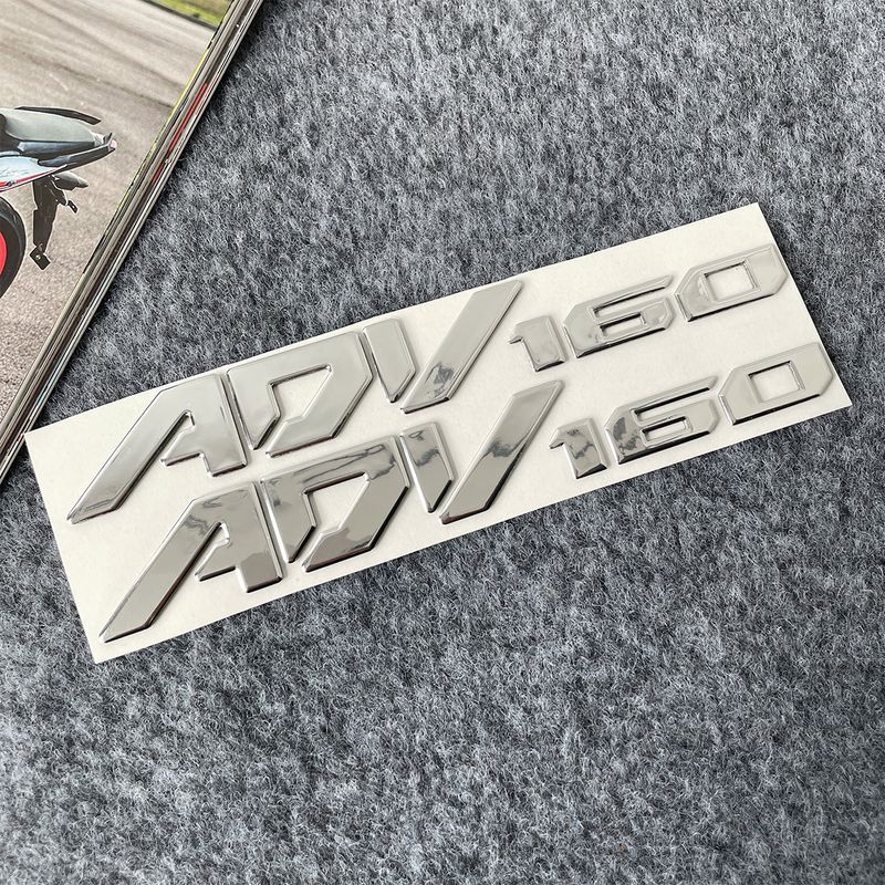 Suitable For Honda ADV 160 Motorcycle 3D Stereoscopic Soft Adhesive Waterproof Modification Body Decorative Sticker_autovado.com