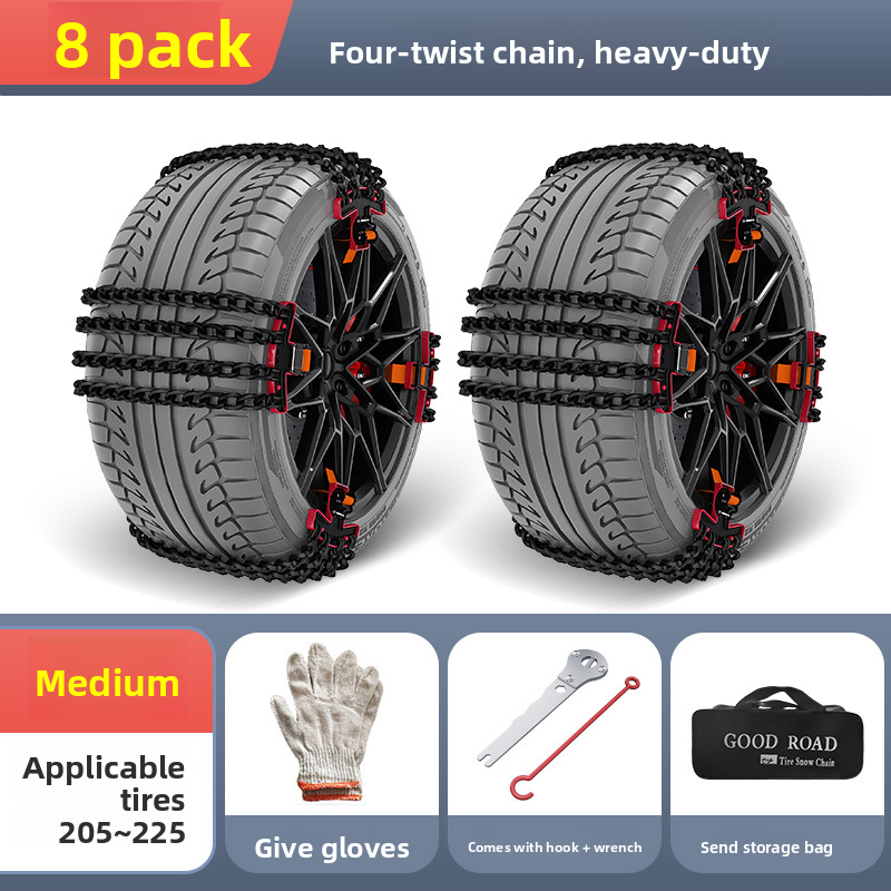 Premium New Cross-Border SUV Off-Road Sedan Universal Car Tire Anti-Slip Chains Factory_autovado.com