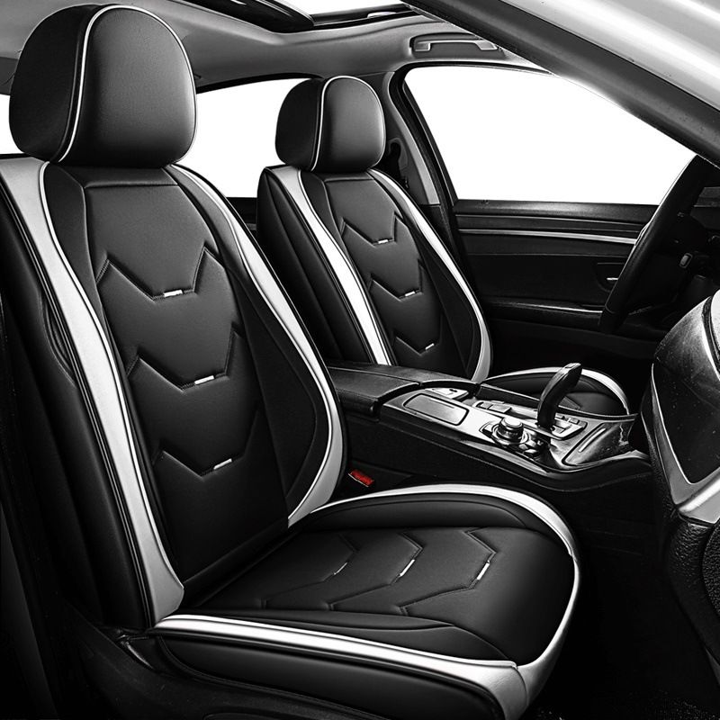 Car Cushion Four Seasons Suitable Cute All-inclusive Seat Cover Summer Full-enclosed Seat Cushion Goddess Leather Seat Cover New_autovado.com