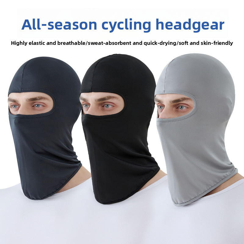 Outdoor Cycling Sun Protection Mask Bicycle Helmet Liner Windproof Sports Headscarf Head Cover Dustproof Hat For Men And_autovado.com