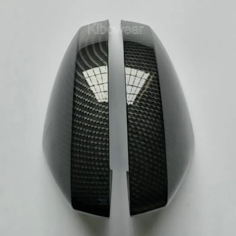 Pair for Auto A3 S3 8V Side Wing Mirror Covers Caps (Carbon Look) Replace 2015 2016 2017 2018 2013 2014 2019_autovado.com
