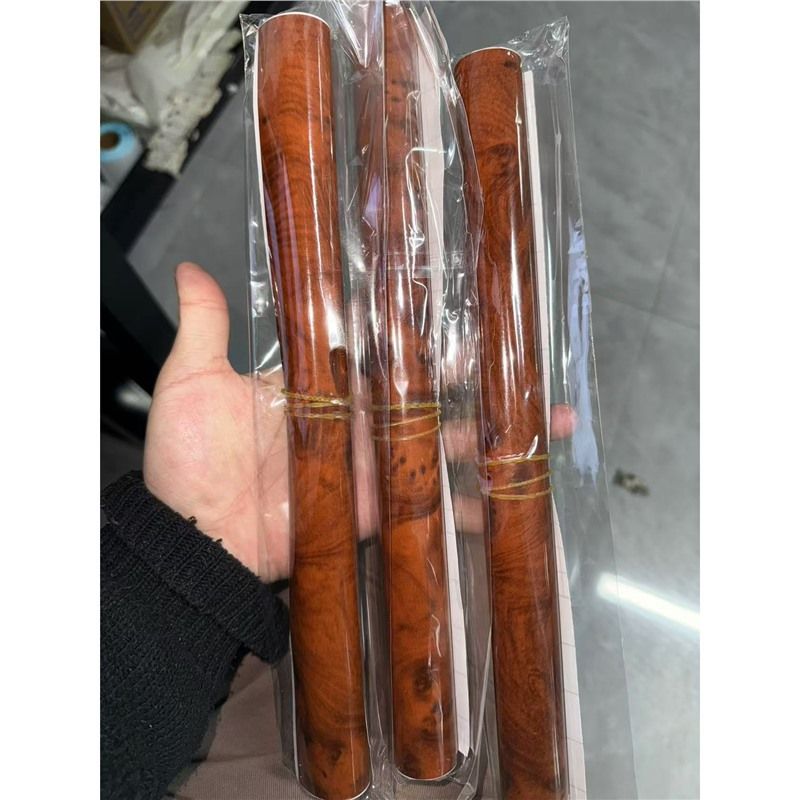 High-end Interior Car Color Change Glossy Peach Wood Grain Center Console Film Modification Renovation Sticker_autovado.com