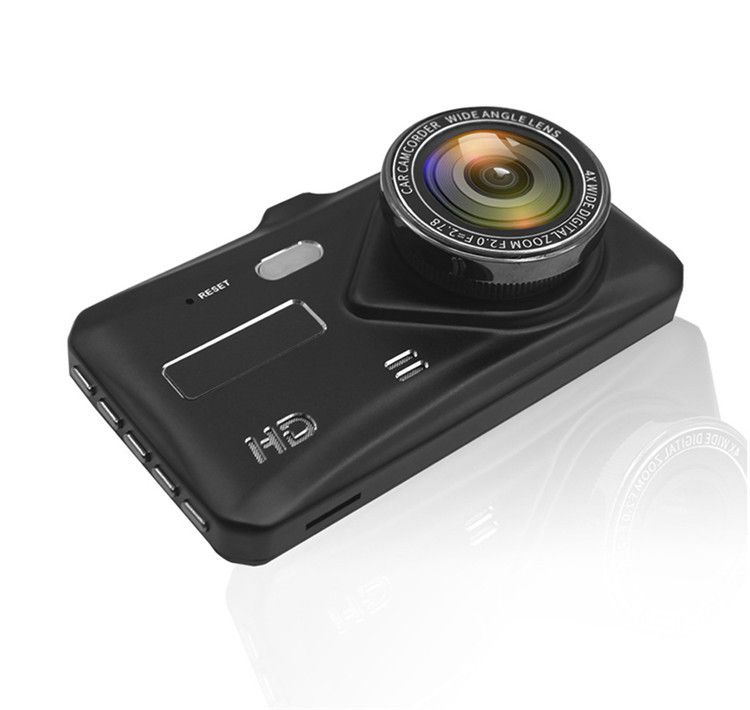 4-inch touch screen driving recorder 1080P front and rear double recording zinc alloy shell in stock hidden mirror_autovado.com