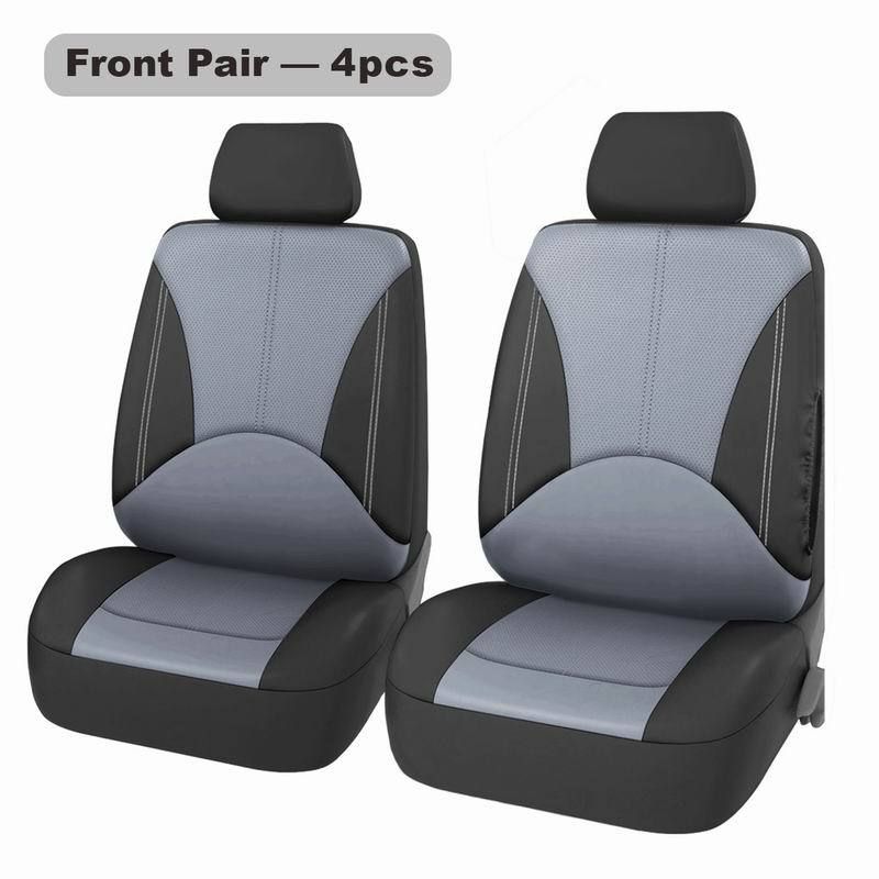 General car seat 9-piece PU leather car four seasons general seat cushion cover_autovado.com