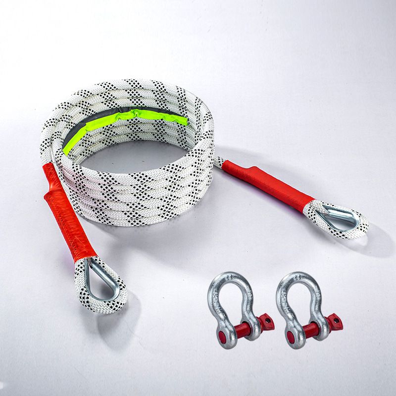 New Tow Outdoor Emergency Rescue Traction Thickened American Style Steel Buckle Nylon Car Rope_autovado.com