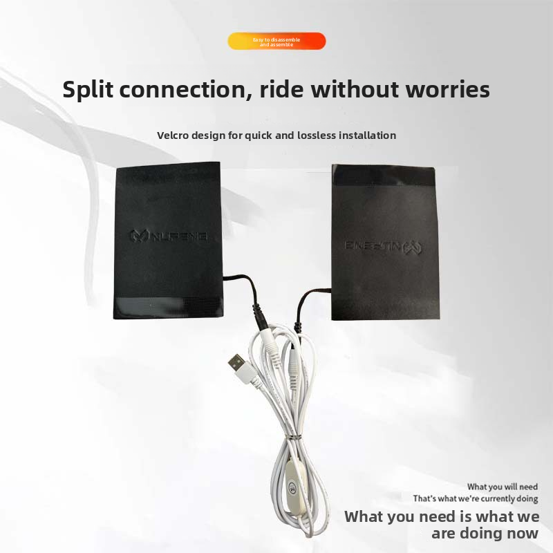 Kangre USB Motorcycle Heated Handlebar Muffs 5V Charging Three-speed Temperature Adjustment Battery Electric Vehicle_autovado.com