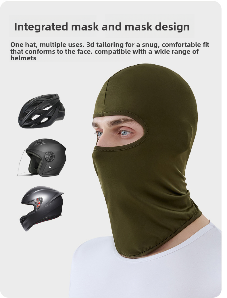 Outdoor Cycling Sun Protection Mask Bicycle Helmet Liner Windproof Sports Headscarf Head Cover Dustproof Hat For Men And_autovado.com