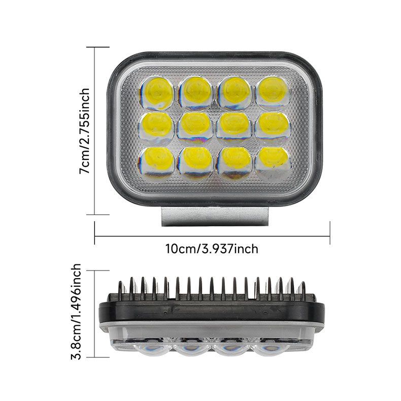 Electric LED Headlight Dynamic Tricycle Constant Strong Motorcycle External Modification Super Bright Flashing Light_autovado.com