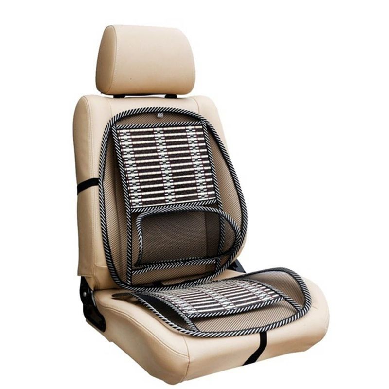 Ventilation Breathable Interior Accessories Chair Massage Lumbar Car Seat Cooling Support Waist Cushion Auto Back Pad_autovado.com