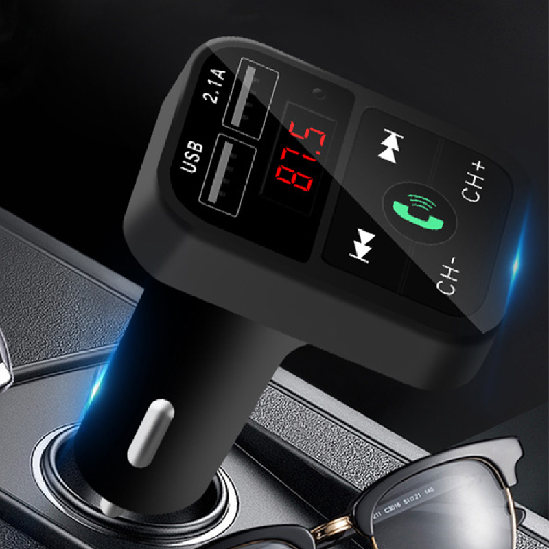 Car MP3 Player Multi-function Good Sound Effect Wireless Deep Bass Hi-Fi Sound FM Transmitter for Truck_autovado.com