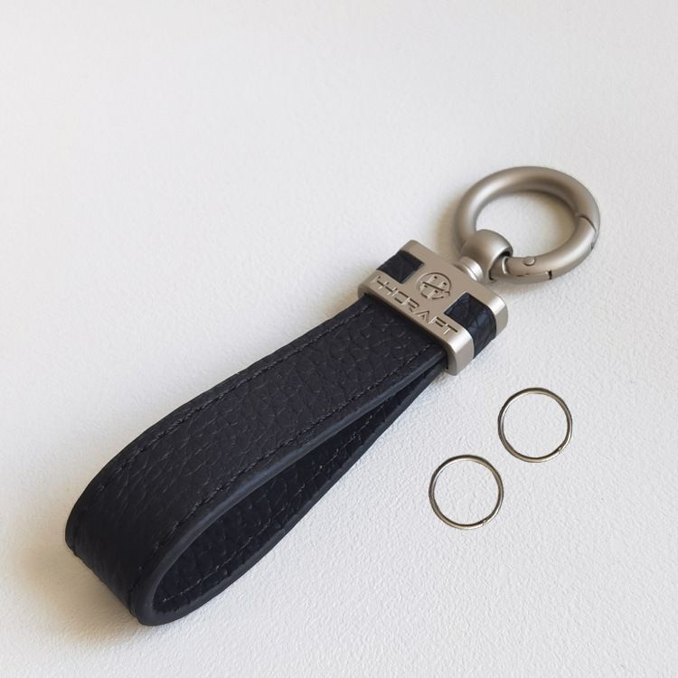 Car Keychain Ladies Fashion Personality High End Leather Keychain Car Key Pendant Men's Key Ring_autovado.com