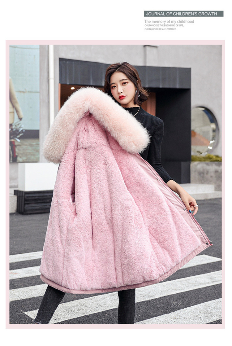 Women's Clothing Mid length parka for women 2024 winter new style thickened loose warm cotton coat large size women's cotton coat_autovado.com