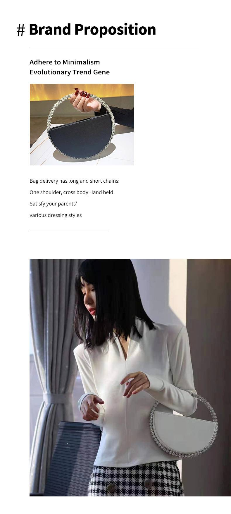 Round Crystal Diamond Bag Sparkling Clutch Bag Internet Celebrity Same Purse Little Fairy Bag Girl Small Bag_autovado.com