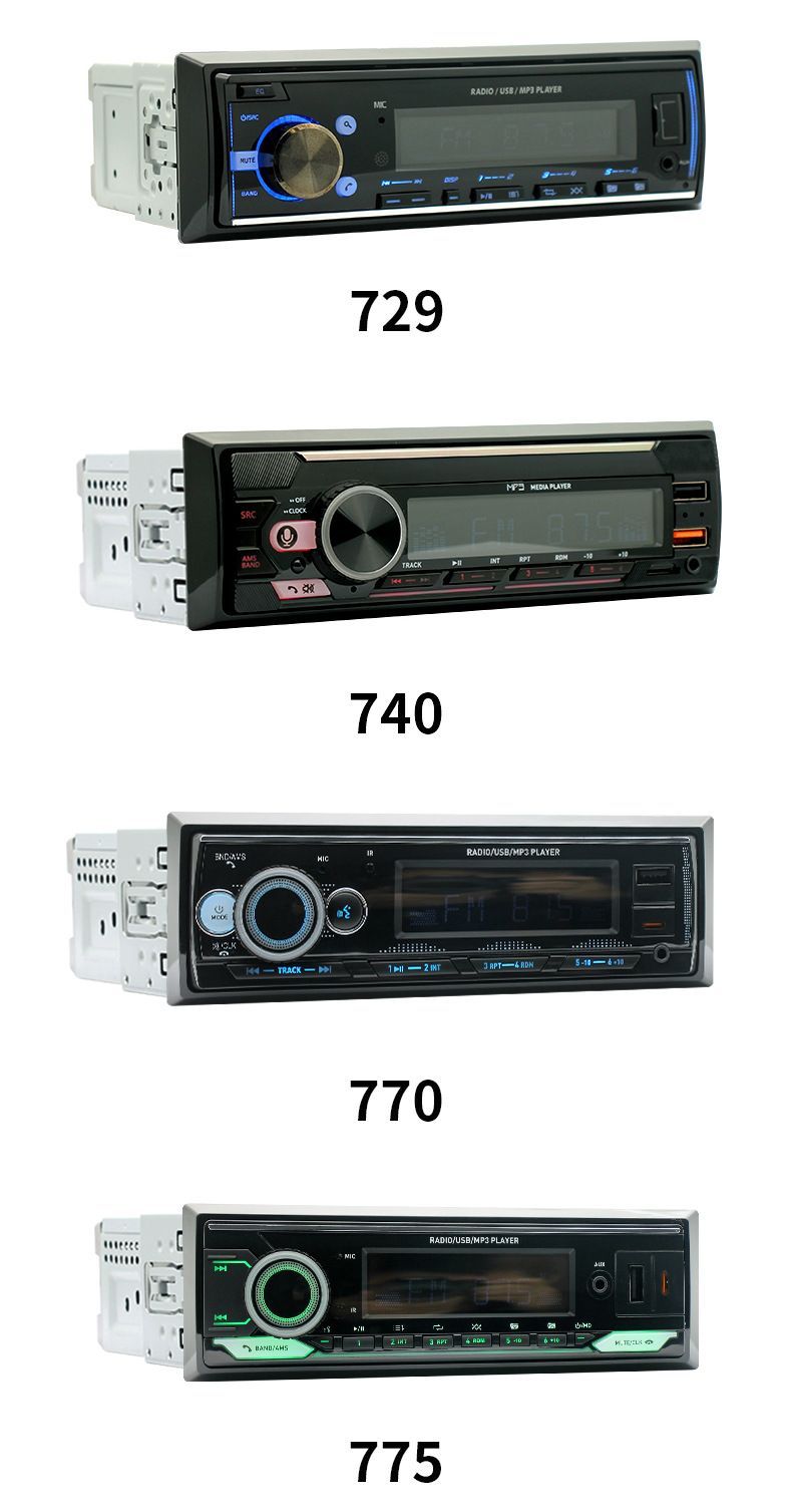 520 car player USB card radio Bluetooth hands free mp3 short player lossless music_autovado.com