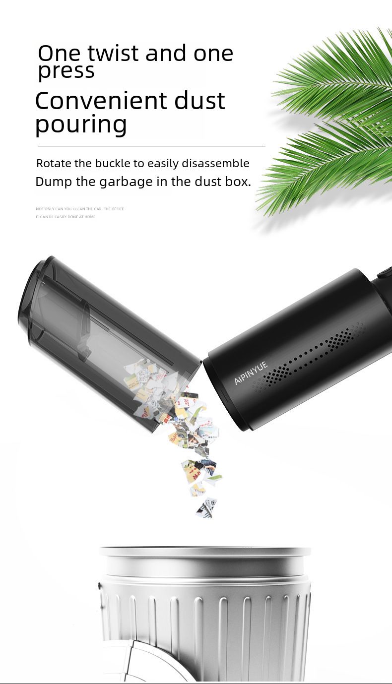 Car Wireless Vacuum Cleaner Car Handheld Portable Vacuum Appliance High Power Mini Small Car Home Dual Use_autovado.com