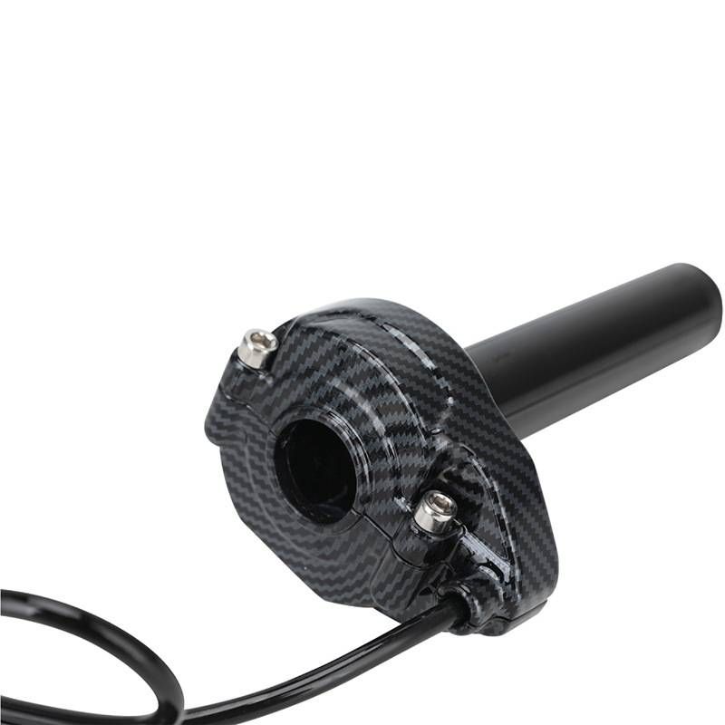 Electronic Throttle Grip For X/S Motorcycle - 2nd Gen (Carbon Fiber Look) - Universal Fit For Custom Bike Upgrades_autovado.com