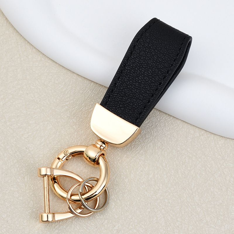 Men's Car Leather Keychain Candy Color Couple Key Pendant Sheep Pattern Bracelet Genuine Leather DIY Bag Pendant_autovado.com