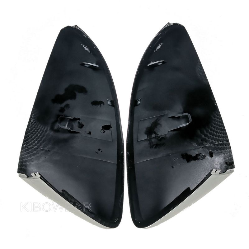 Side Wing Mirror Caps Cover for Skoda Octavia Mk3 A7 2014 2019 VW T-ROC T-cross Nivus (Carbon Look) 2020 2021 2022 Replace _autovado.com