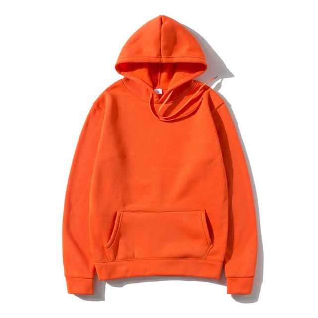 Men's Clothing heavy large size solid color hooded sweatshirt hoodie sweatshirt _autovado.com