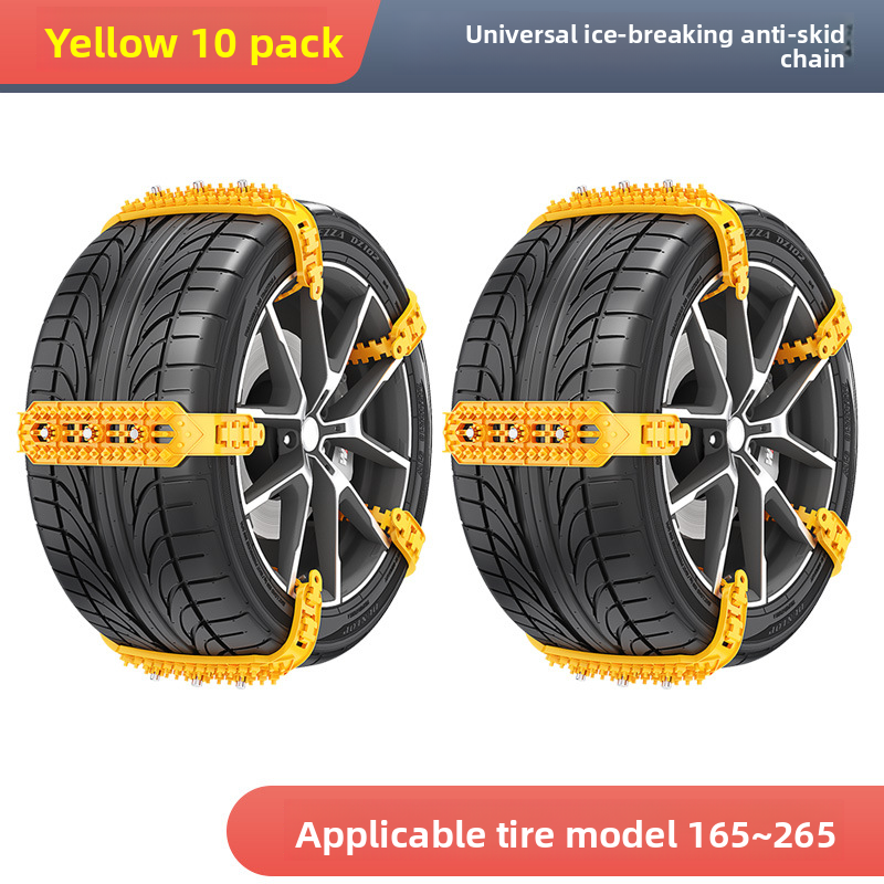 Cross-Border Product Tire Snow New Universal TPU Low-Temperature Suitable Car Anti-Slip Chains_autovado.com