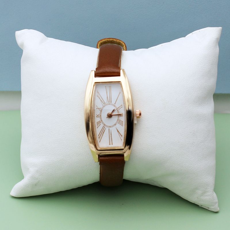 Women's square watch belt quartz watch_autovado.com