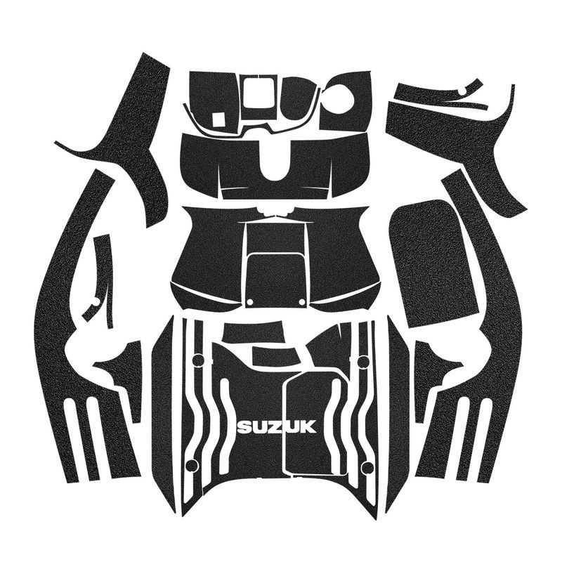 Suitable For Jinan Suzuki US125 Thickened Frosted Armor Sticker Modification Accessories, Body Anti Scratch And_autovado.com