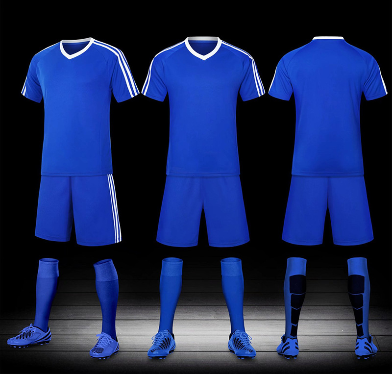 Men's Clothing suits men's professional competition training team uniforms printed breathable football clothes sportswear short sleeves_autovado.com