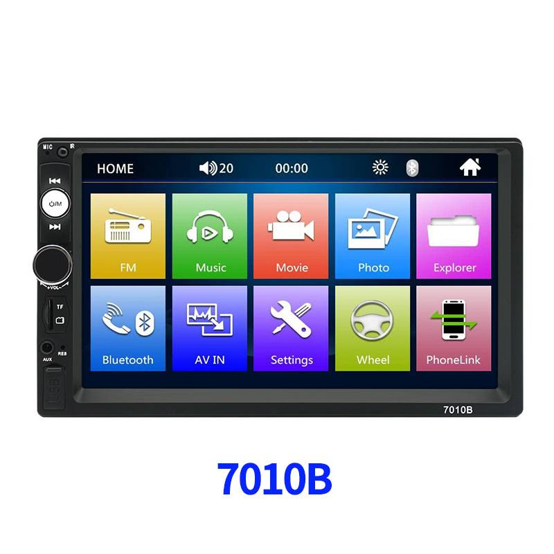 7 Inch Player Bluetooth Touch Screen Stereo Radio Car MP4 & MP5 Players_autovado.com