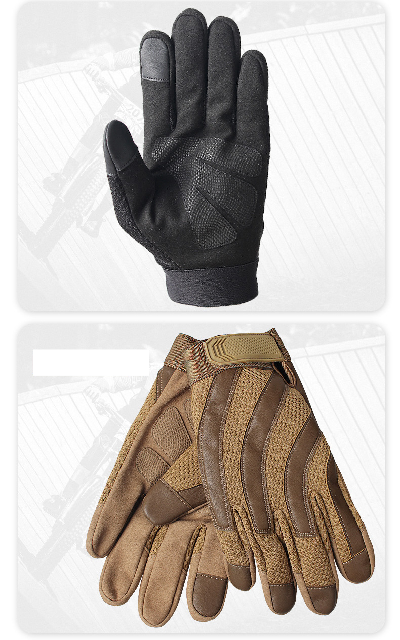 New outdoor riding motorcycle gloves mountaineering anti-slip tool gloves fitness training sports tactical gloves_autovado.com