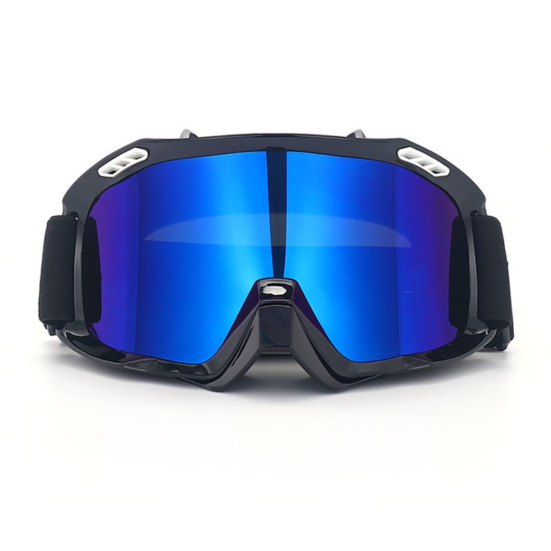 Motorcycle Goggles Off-Road Bike Windproof Sunglasses For Mountain Cycling Motocross Helmet Visor With Interchangeable Lenses_autovado.com