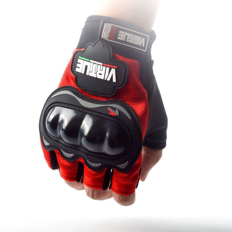 Electric Bike Riding Gloves For Men And Women, Four Seasons Fall Racing Summer Motorcycle Rider Anti Slip Gloves, Trendy_autovado.com