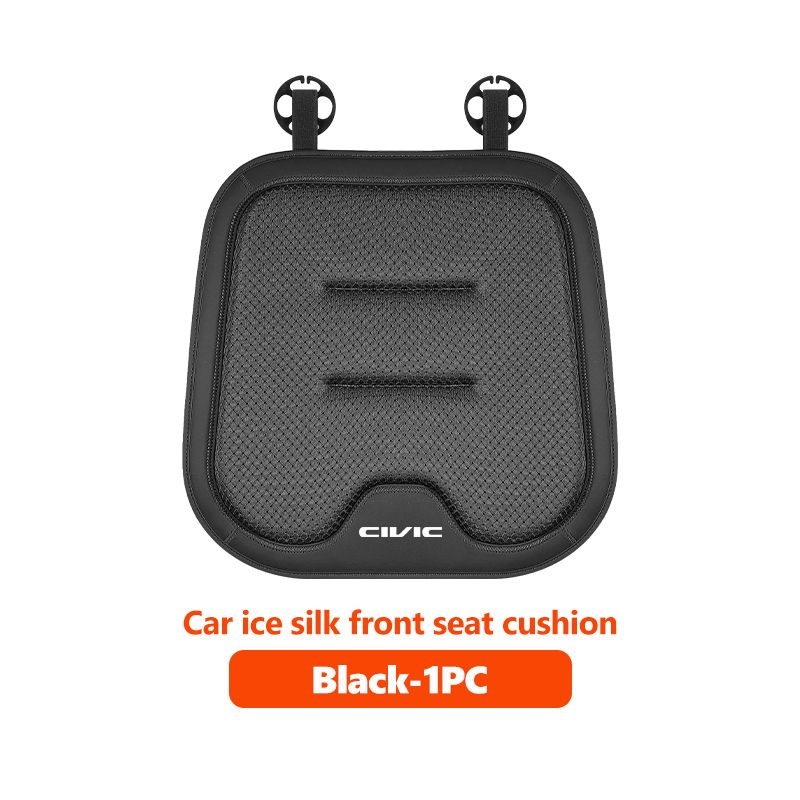 Car Seat Cover Ice Silk Backrest Cushion Rearseat Protector Mat For Honda Typer Civic 4d 10th 8th Gen 2018 2019 2017_autovado.com