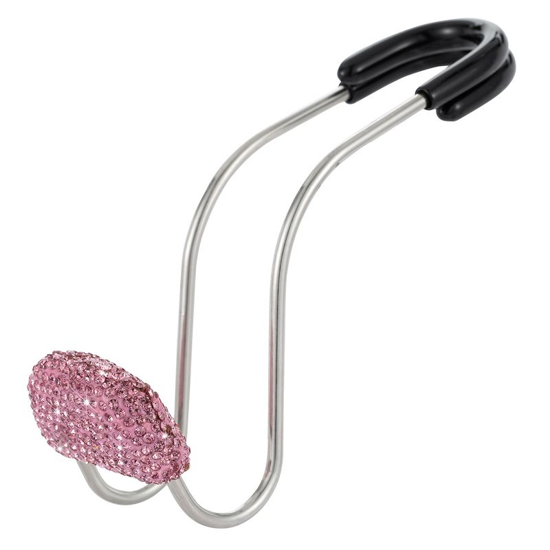 New Multi Functional Inlaid Stainless Steel Back Car Hook Diamond_autovado.com