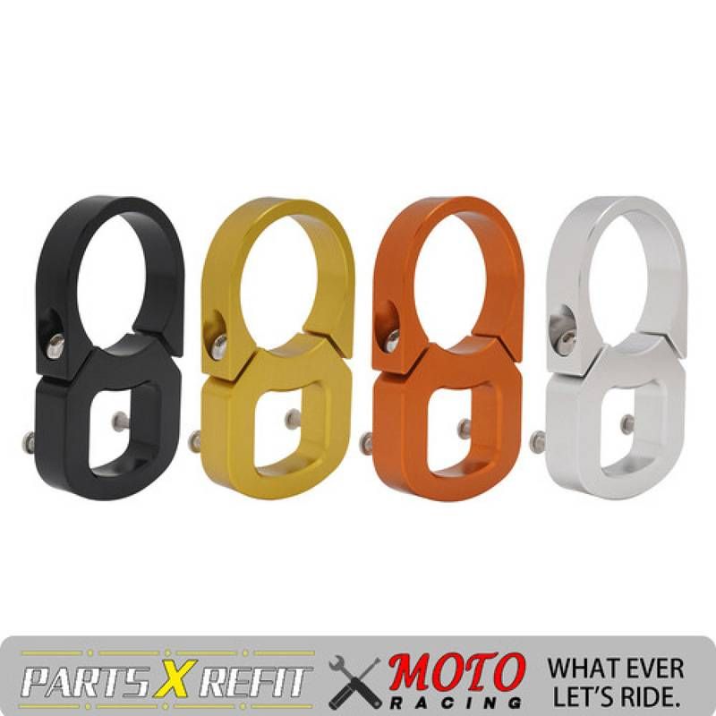 Aluminum Alloy Motorcycle Dashboard Mount Bracket For Off-Road E-Bike Customization - Lightweight & Durable (4x7x1cm, Black/Gold/Orange)_autovado.com