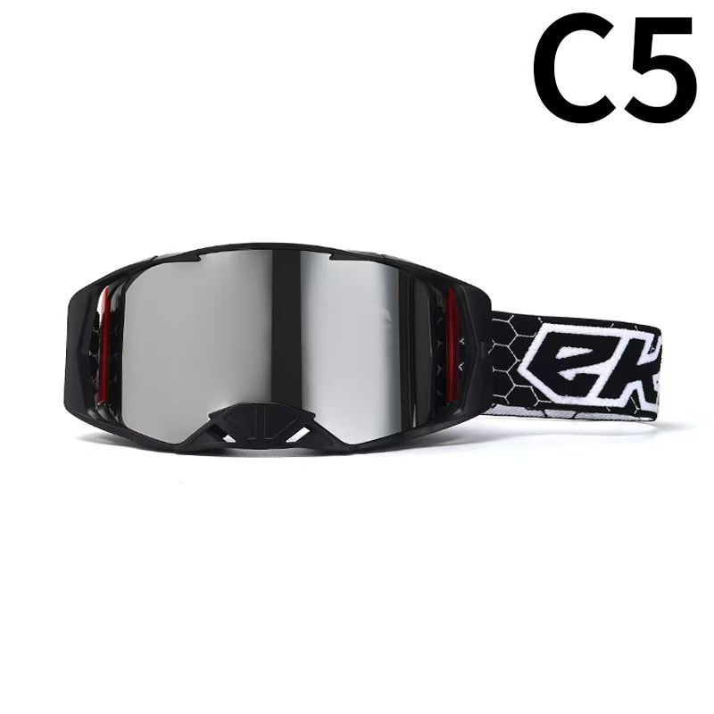 Motorcycle Goggles For Off-Road Riding – Windproof & Anti-Dust Sports Sunglasses With Interchangeable Lenses_autovado.com