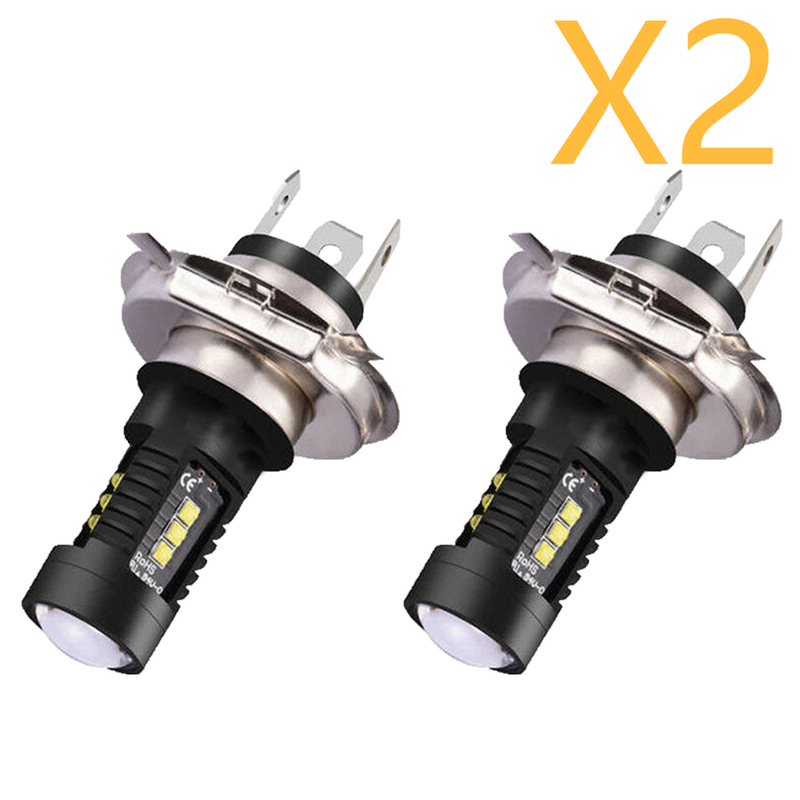 Yuanmheng 2Pcs H4 9003 60W 6000K Car Vehicle LED Headlight High Low Beam Fog Lamp Bulb_autovado.com