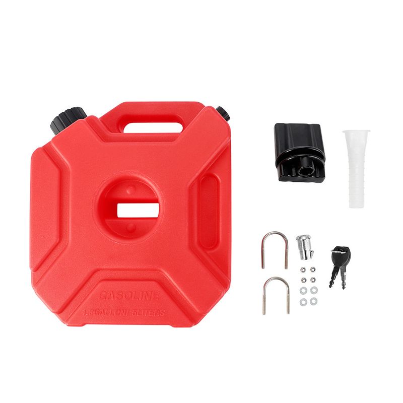 3L 5L Car Motorcycle Plastic Tank Spare Oil Refueling Can Gasoline Jug Motorbike Travel Self-Driving Auxiliary Fuel_autovado.com