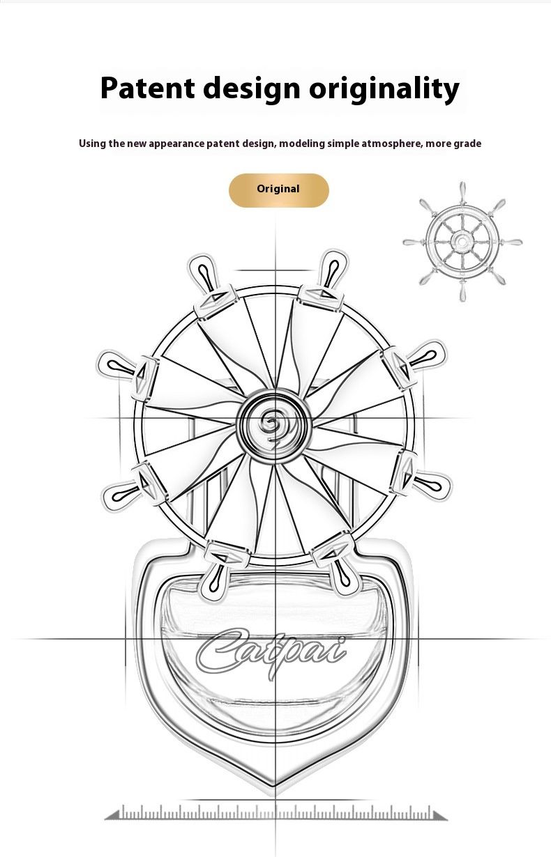 New Car Perfume Air Outlet Car New Helmsman Aromatherapy Creative Car Interior Jewelry Yifan Smooth Air Outlet Perfume_autovado.com
