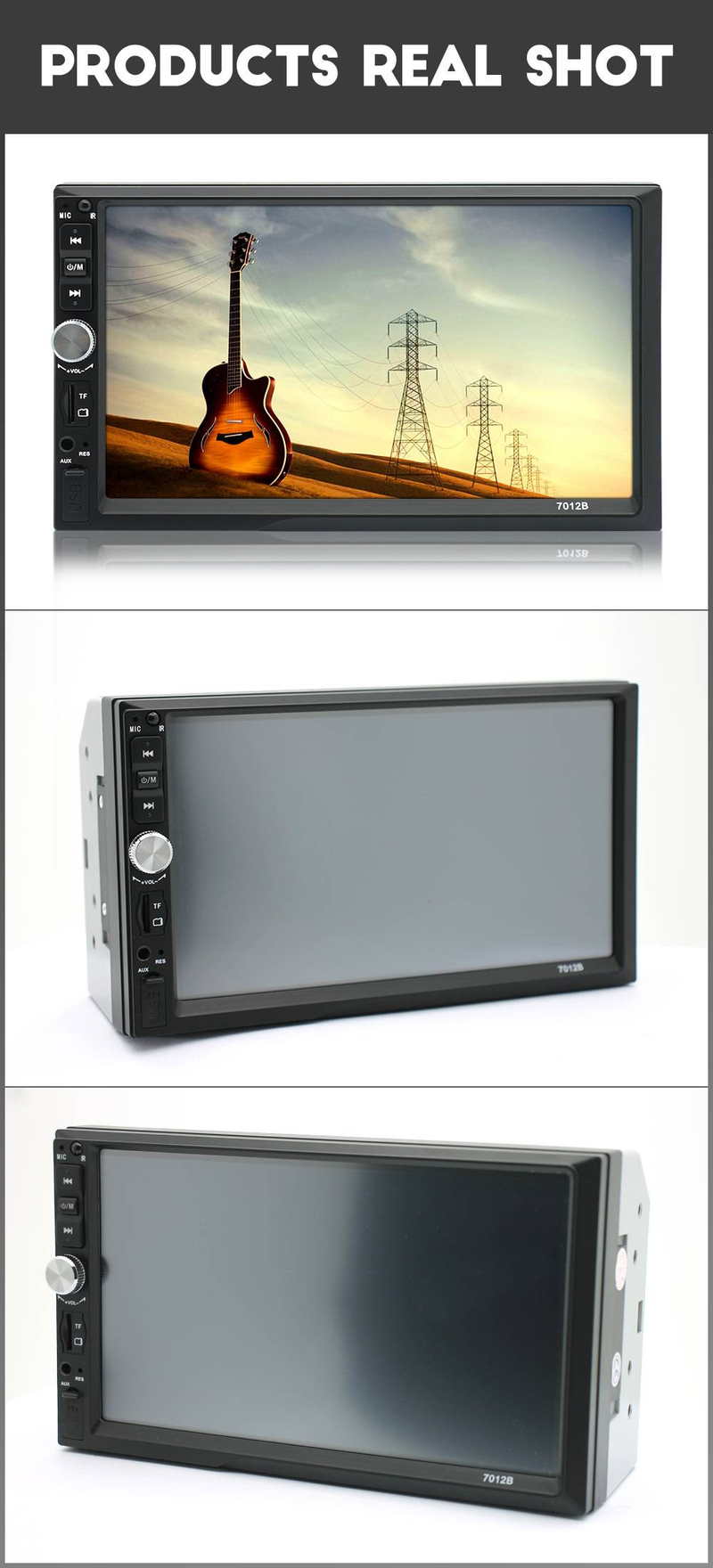 7 Inch Player Bluetooth Touch Screen Stereo Radio Car MP4 & MP5 Players_autovado.com