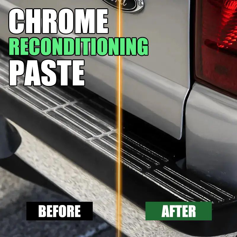 Ryekew Car Door And Window Metal Polishing Bright Strip Paste Chrome Parts Repair Refurbishment Agent_autovado.com