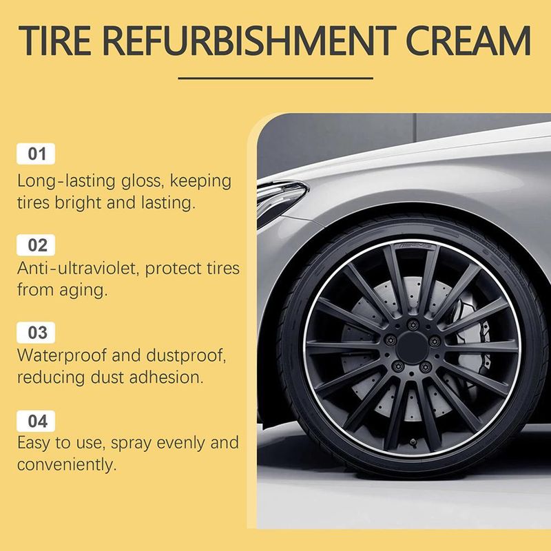 retreading Automotive Tyre Polishing Paste Long Lasting Waterproof And Antifouling Protection Tire Anti-aging_autovado.com