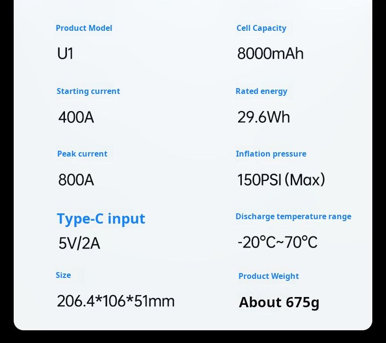 Newman/NewsmyU1 /Car Emergency Starting Power Supply 8000mAh_autovado.com