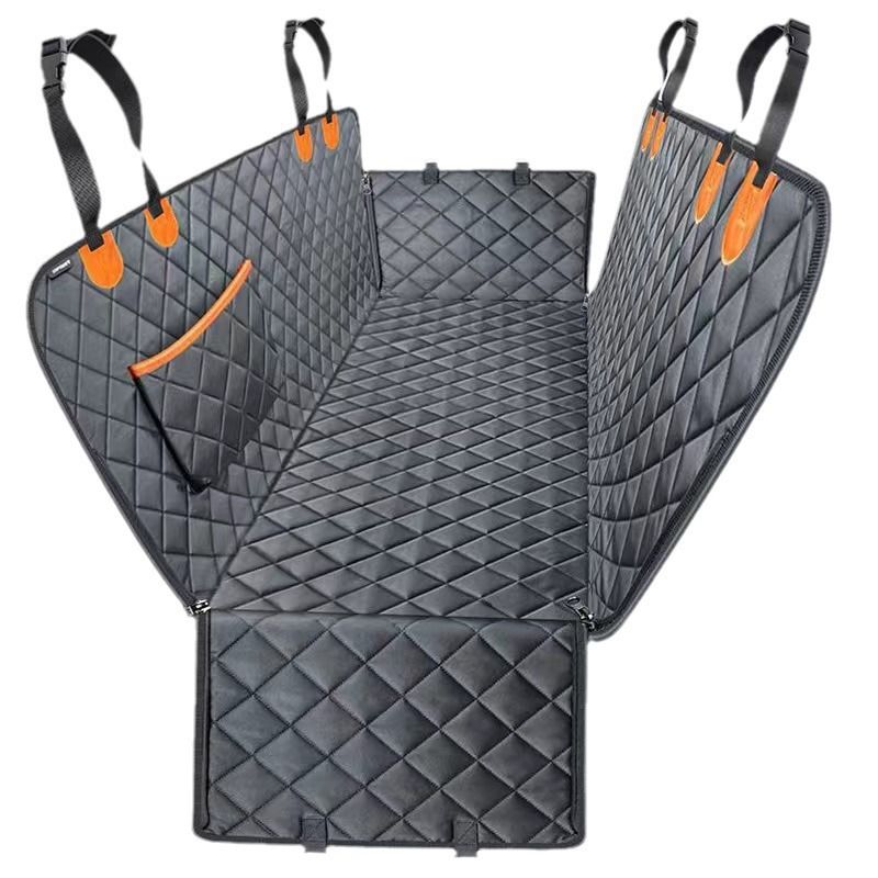 Pet Supplies Outdoor Travel Pet Travel Car Rear Seat Anti scratch Mat Oxford Cloth Waterproof Cat Car Mat_autovado.com