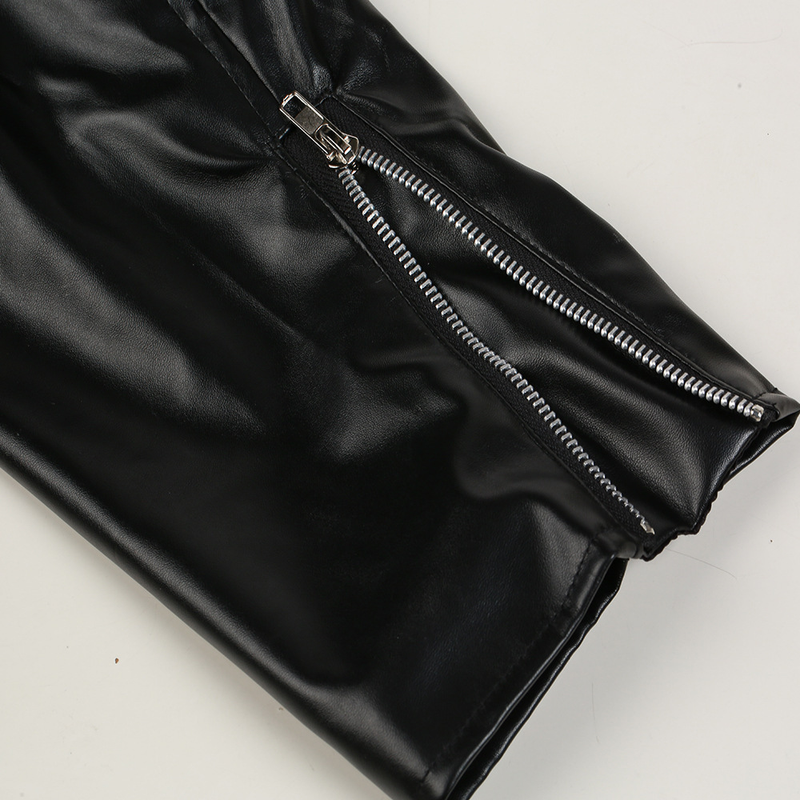 Men's autumn and winter new leather jacket with fashionable lapel zipper motorcycle leather jacket_autovado.com