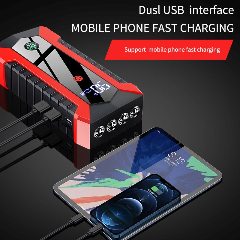Car Emergency 12V Power Jump Starter Battery Ignition Charging Device_autovado.com