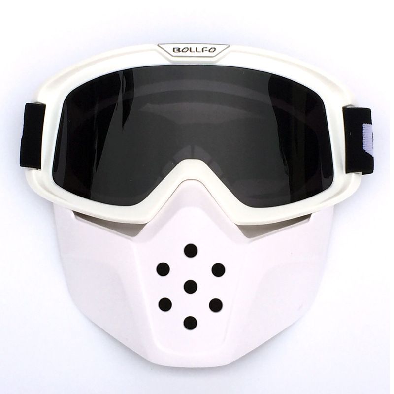 Retro Motorcycle Goggles – Anti-Fog, UV Protection, Interchangeable Lenses – Off-Road, Motocross, Cycling – Durable PC Frame_autovado.com