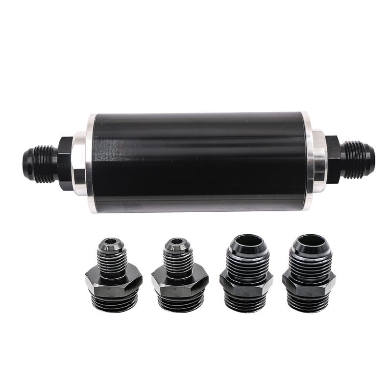 car modification universal 50MM oil fuel filter oil filter element filter AN6 AN8 AN10_autovado.com